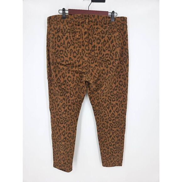 Banana Republic Women's Mid rise skinny leopard‎ jeans Size 33 - Picture 4 of 5